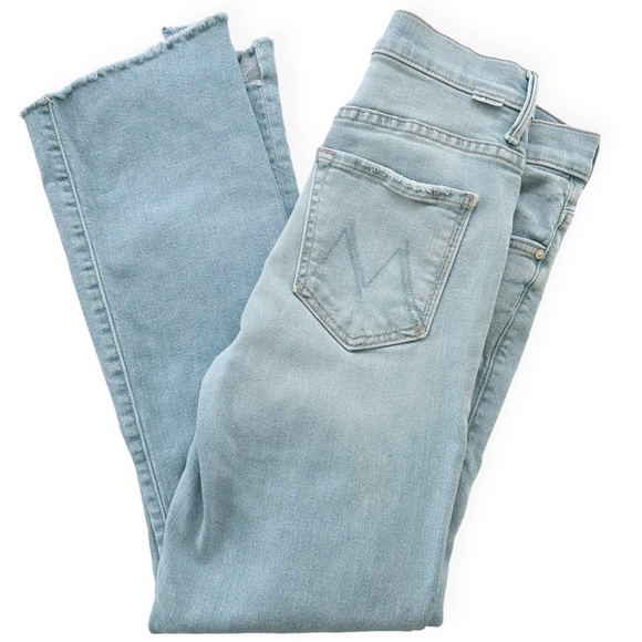 Mother • The Insider Crop Step Fray in Fresh Catch - Picture 4 of 15